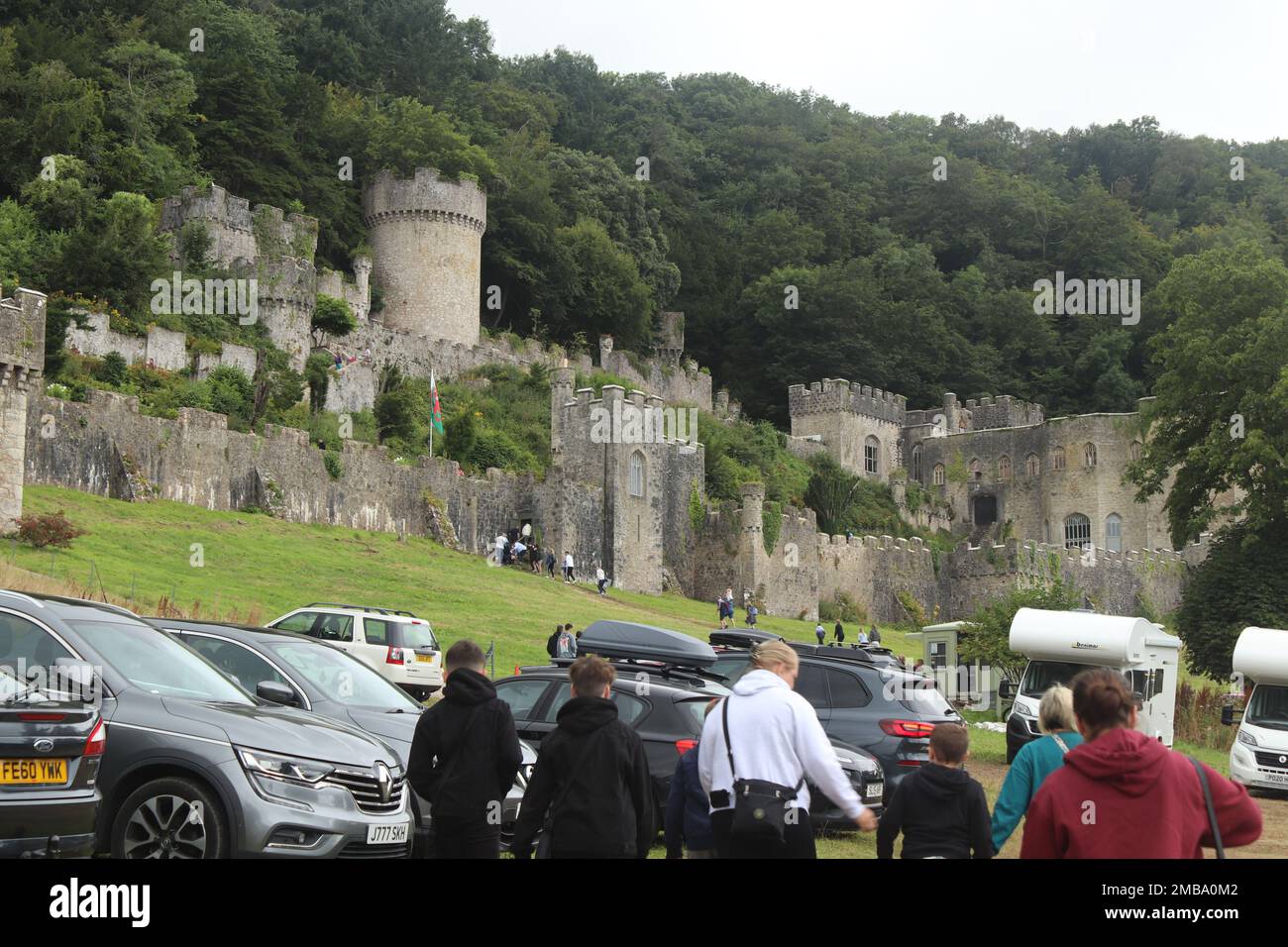 Gwrych Castle in Abergele Conwy North Wales Stock Photo Alamy
