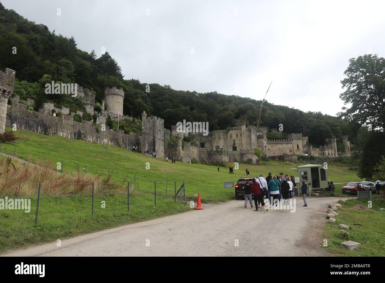 Gwrych Castle in Abergele Conwy North Wales Stock Photo Alamy