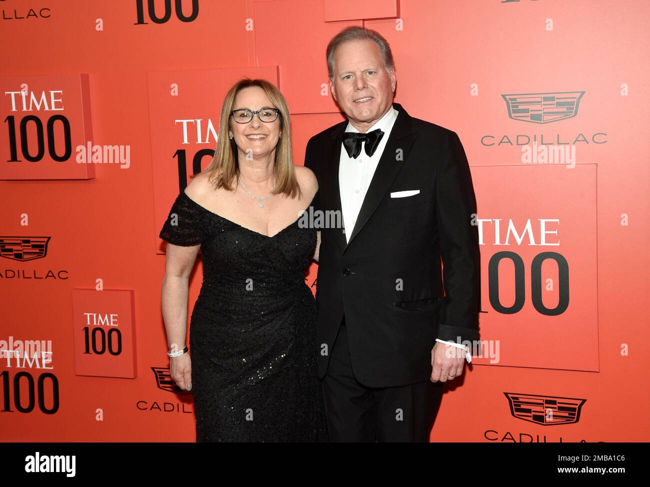 David Zaslav, right, and wife Pam Zaslav attend the TIME100 Gala celebrating the 100 most