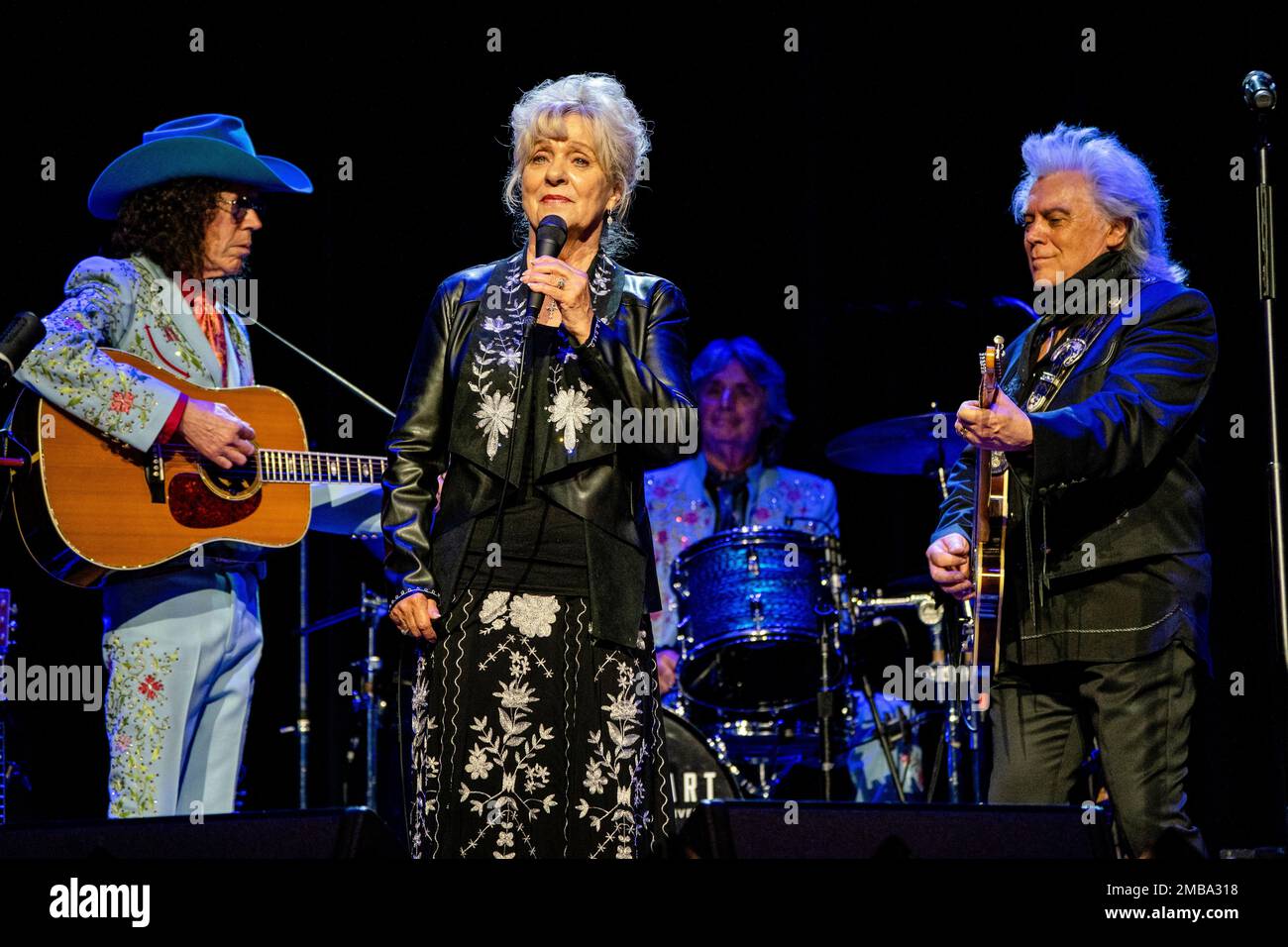 Kenny Vaughan, from left, Connie Smith, Harry Stinson and Marty Stuart ...