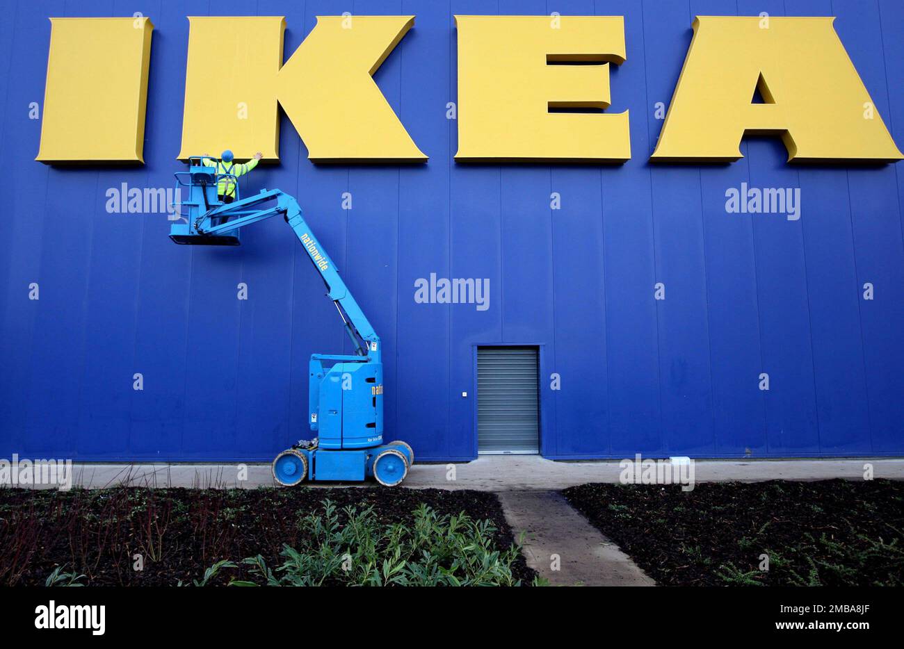 FILE Site Foreman David Smyth at work on the New IKEA store in