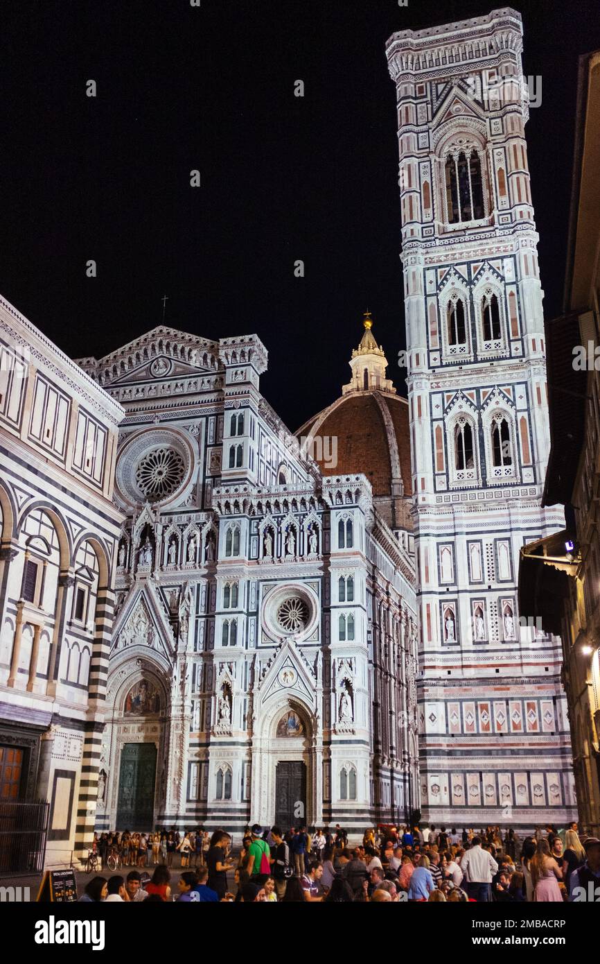 Cathedral of Santa Maria del Fiore in Florence Italy Stock Photo