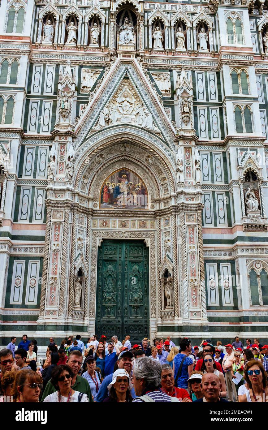 Cathedral of Santa Maria del Fiore in Florence Italy Stock Photo