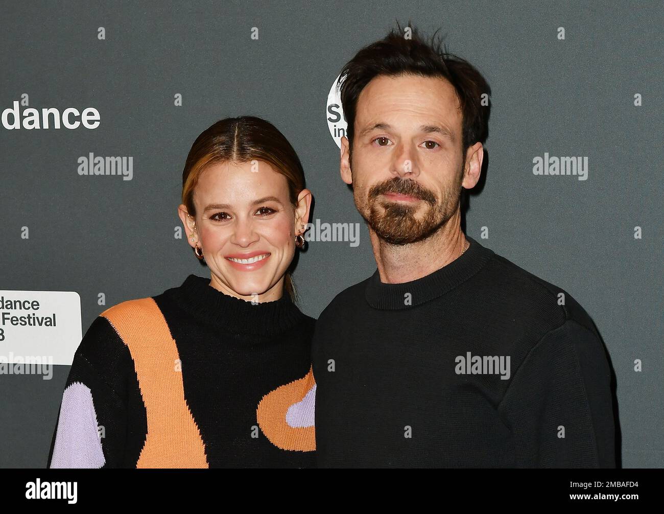 Scoot McNairy And Sosie Bacon Attend The 2023 Sundance Film Festival Scoot Mcnairy And Sosie Bacon Attend The 2023 Sundance Film Festival Fairyland Premiere At Eccles Center Theatre On January 20 2023 In Park City Utah Photo Casey Usa Credit Sipa Usalamy Live News 2MBAFD4 