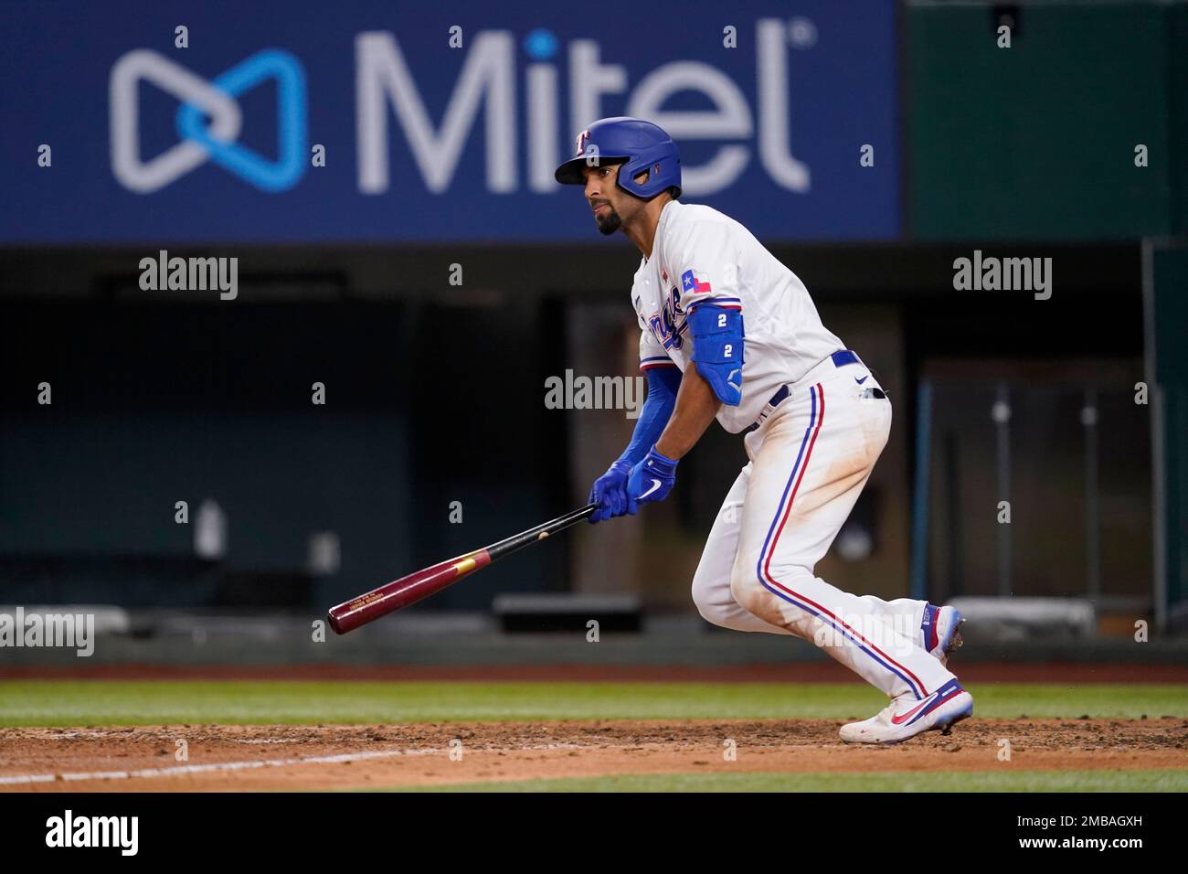 American League's Marcus Semien, of the Texas Rangers, during the MLB  All-Star baseball game against the National League in Seattle, Tuesday,  July 11, 2023. (AP Photo/Lindsey Wasson Stock Photo - Alamy