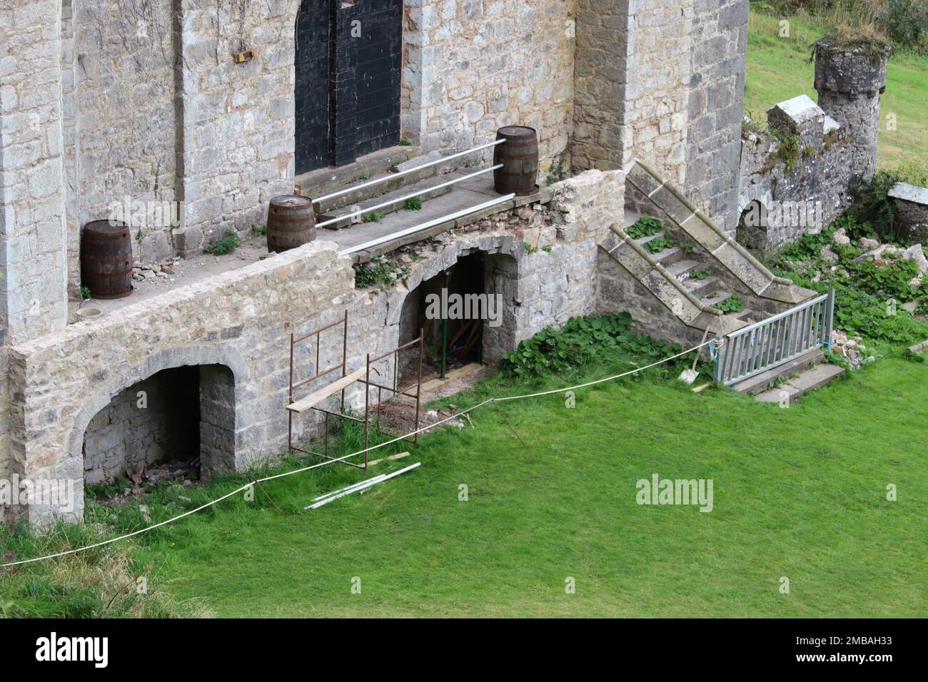 Gwrych Castle in Abergele Conwy North Wales Stock Photo Alamy
