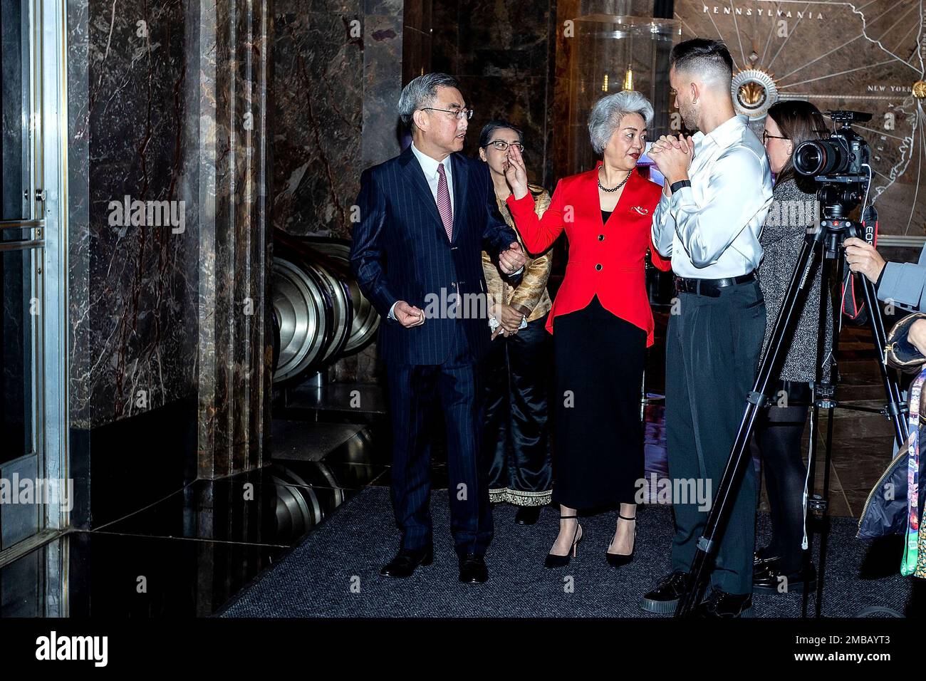 New York, NY, USA. 20th Jan, 2023. Huang Ping, Consulate General of