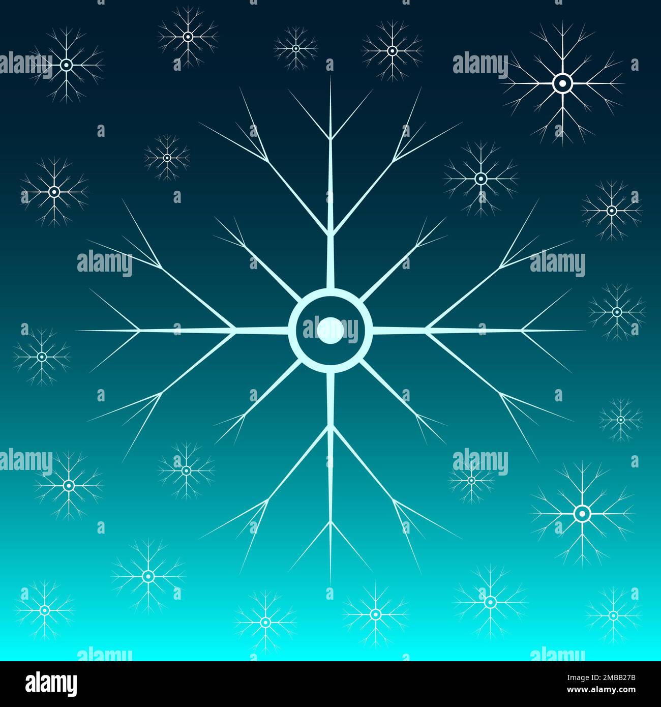 Small snowflakes hi-res stock photography and images - Alamy