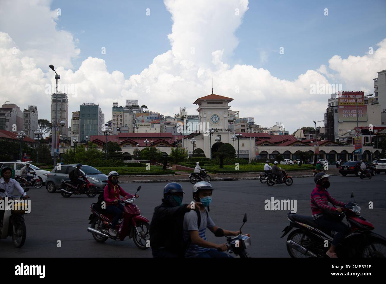 Central Market Ho Chi Minh City , Vietnam Stock Photo