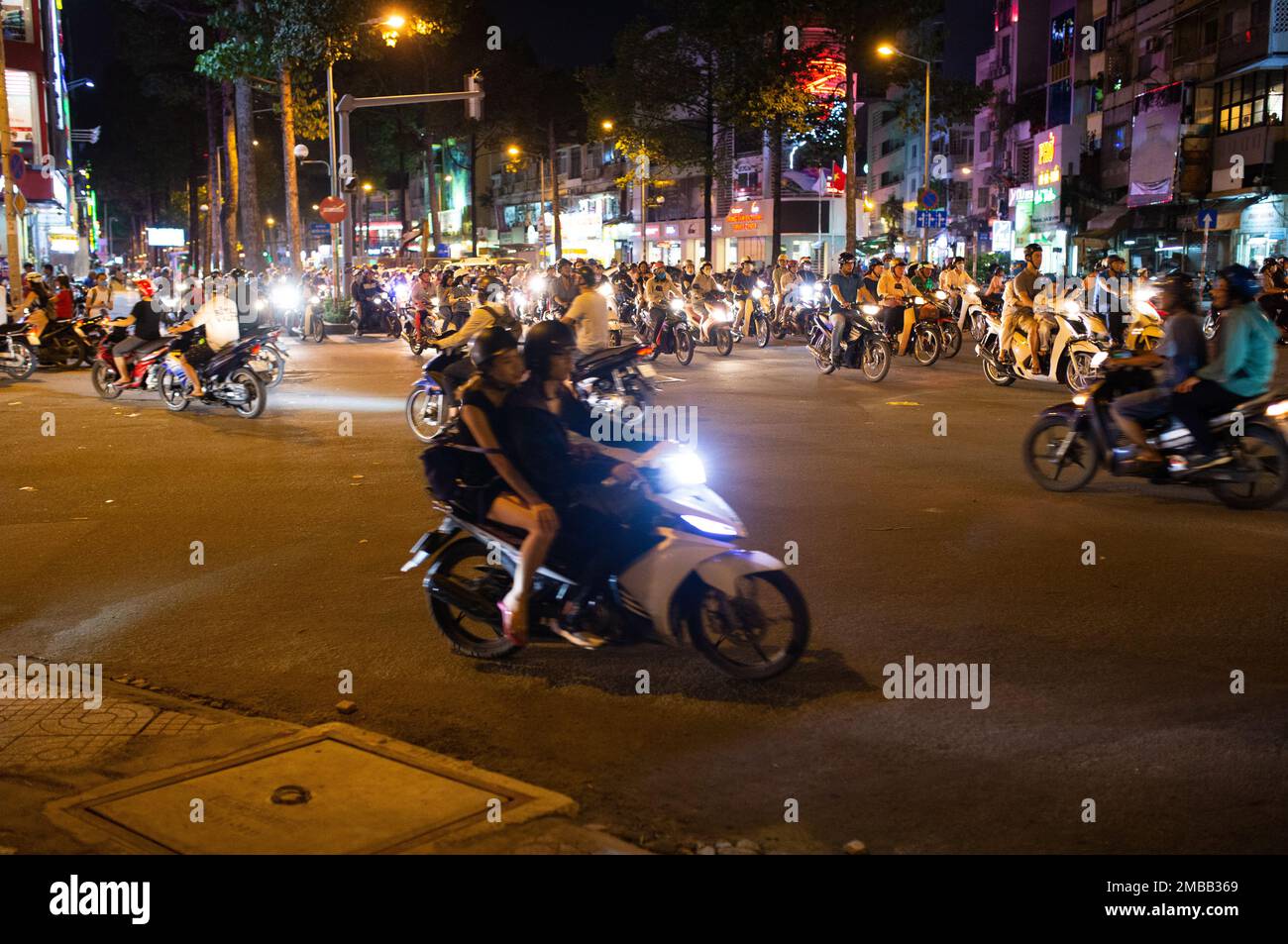 Ho Chi Minh City Traffic in downtown Ho Chi Minh City. Ho Chi Minh , Vietnam Stock Photo Alamy