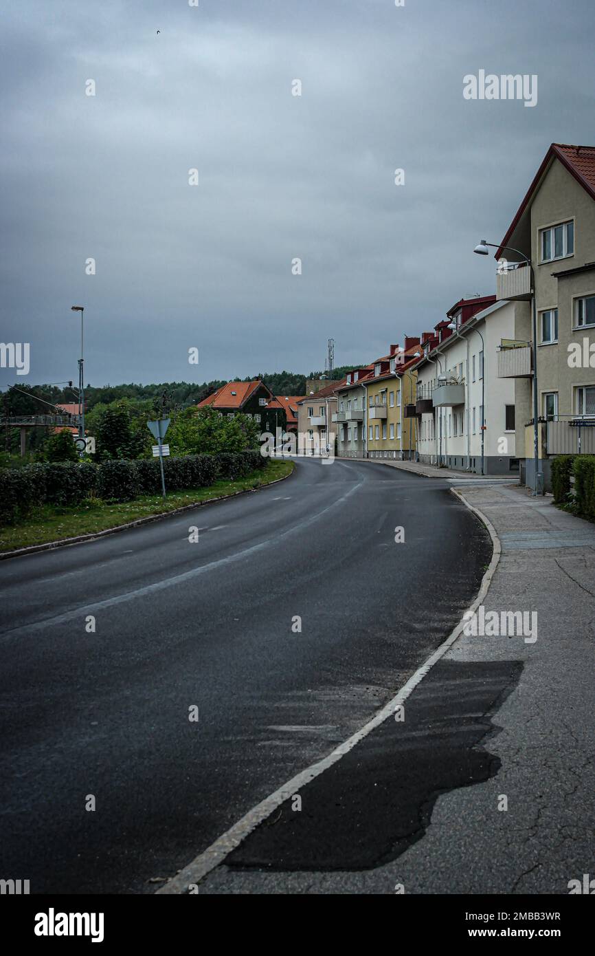 Aerial view empty sidewalk hi-res stock photography and images - Alamy
