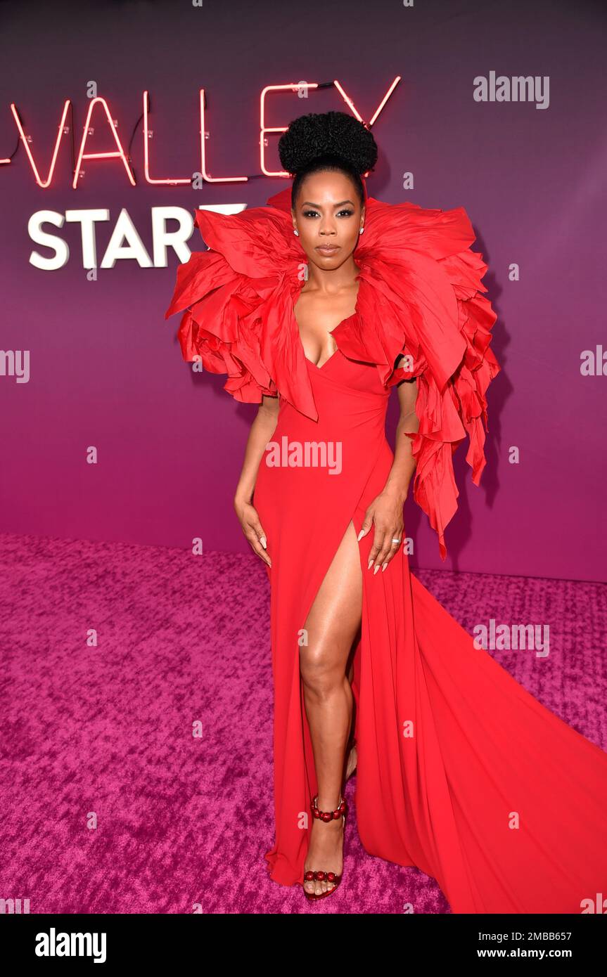 Brandee Evans arrives at the Los Angeles premiere of "PValley" Season