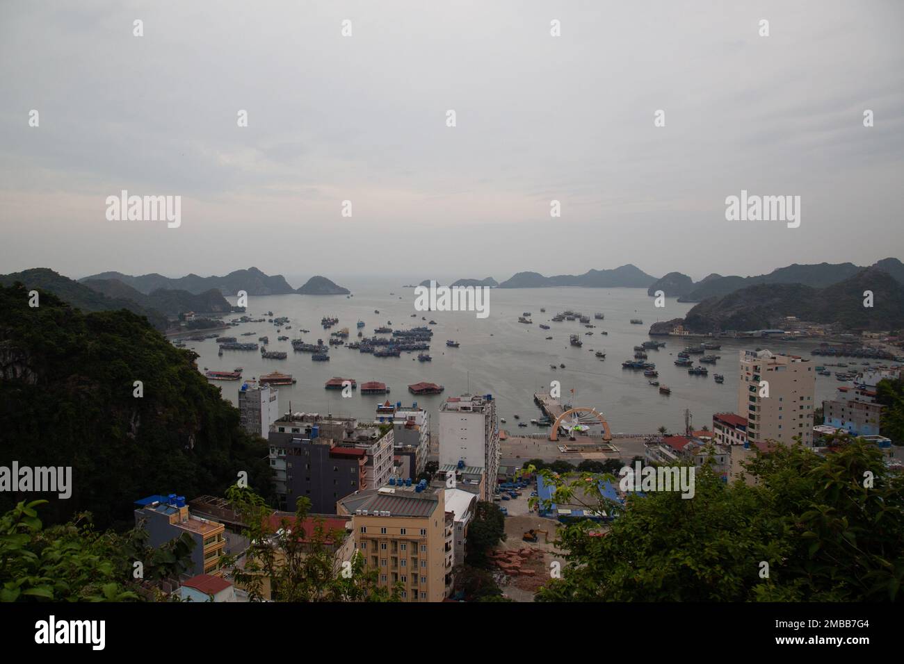 Cat Ba Island , Ha Long Bay Vietnam Stock Photo