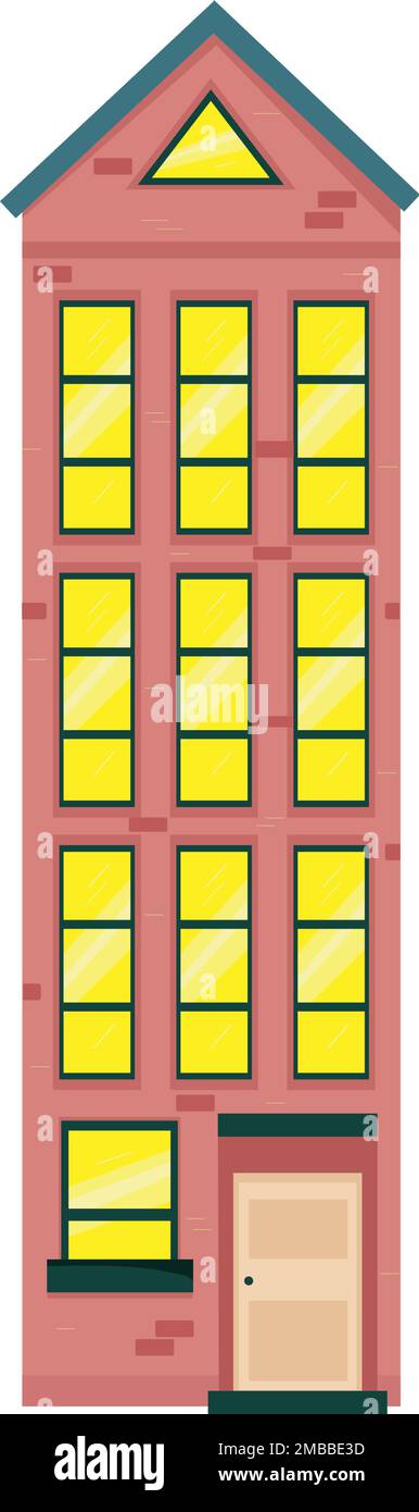 House flat icon. flat style Stock Vector