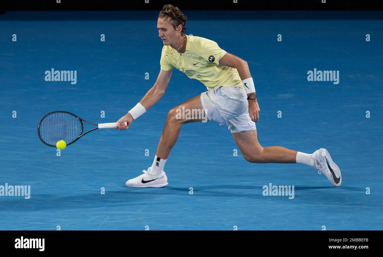 Sebastian korda australian open 2023 hires stock photography and
