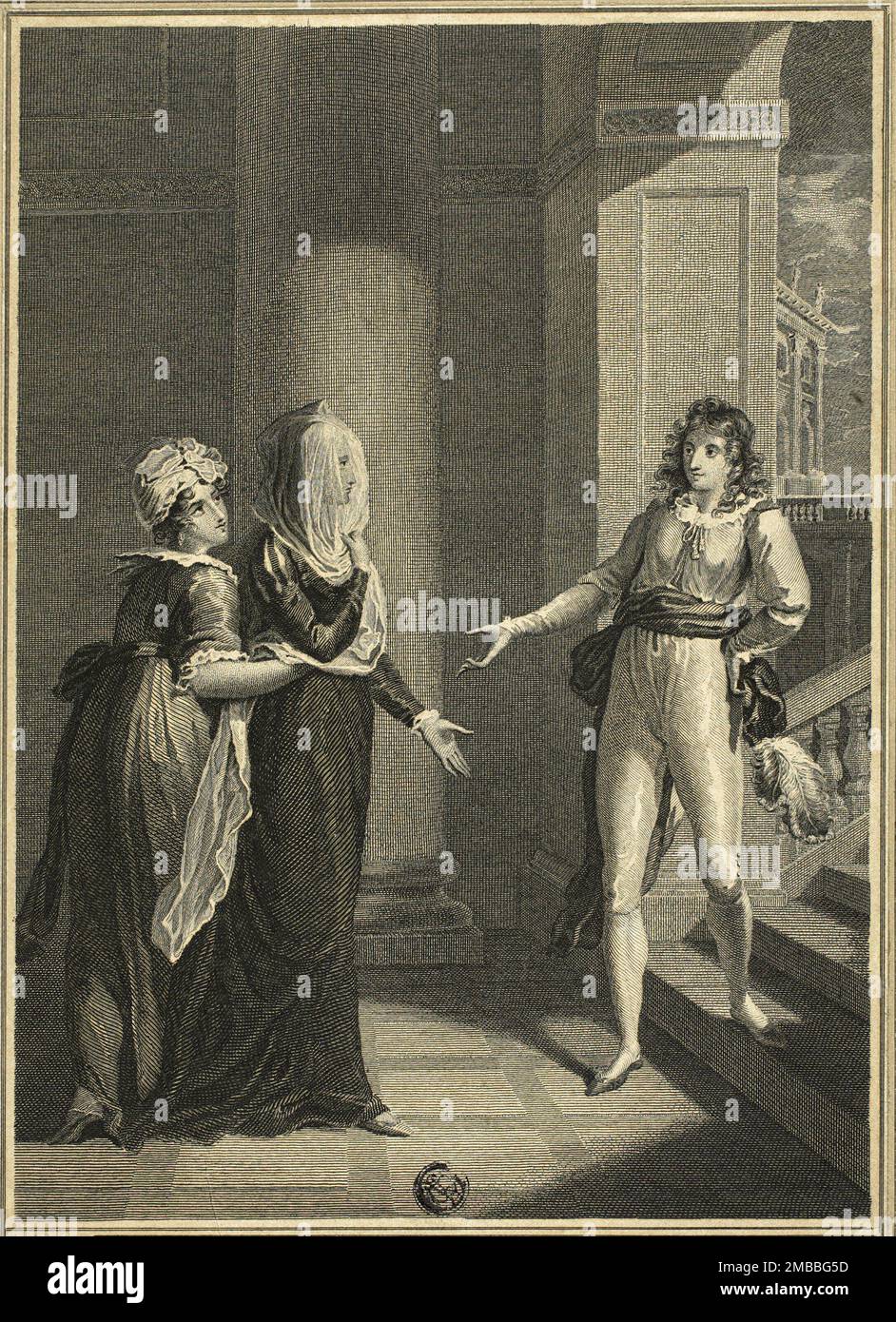Olivia and Viola, n.d. Scene from Shakespeare's Twelfth Night Viola