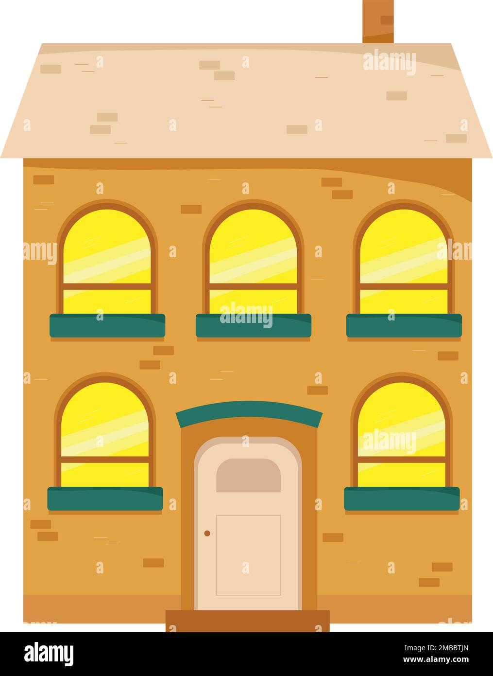 House flat icon. flat style Stock Vector