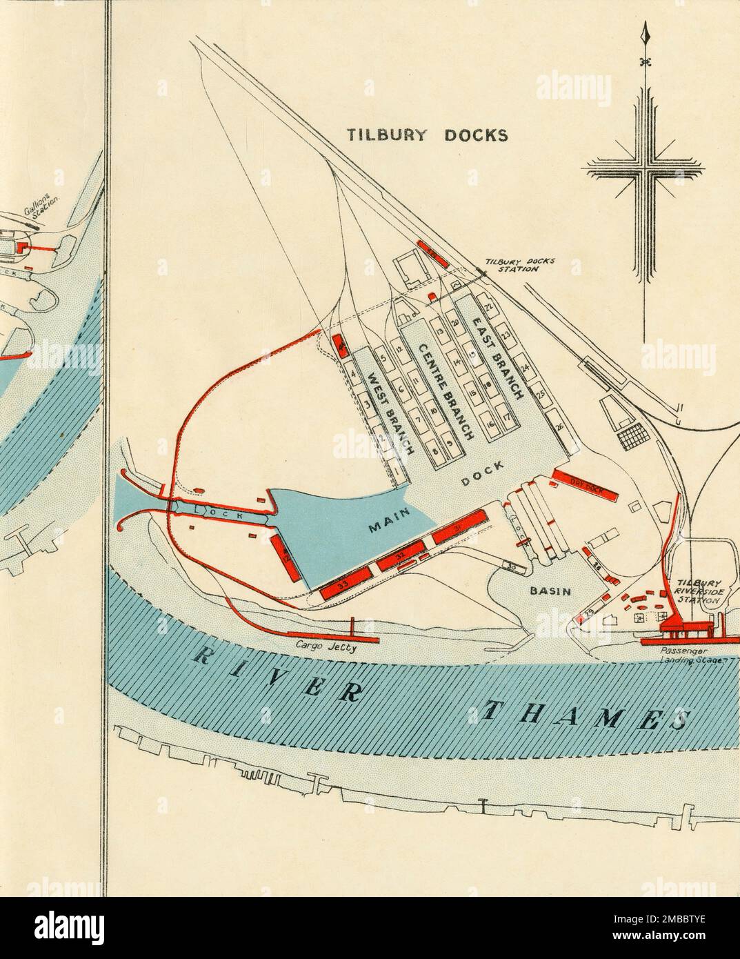 Tilbury docks map hires stock photography and images Alamy
