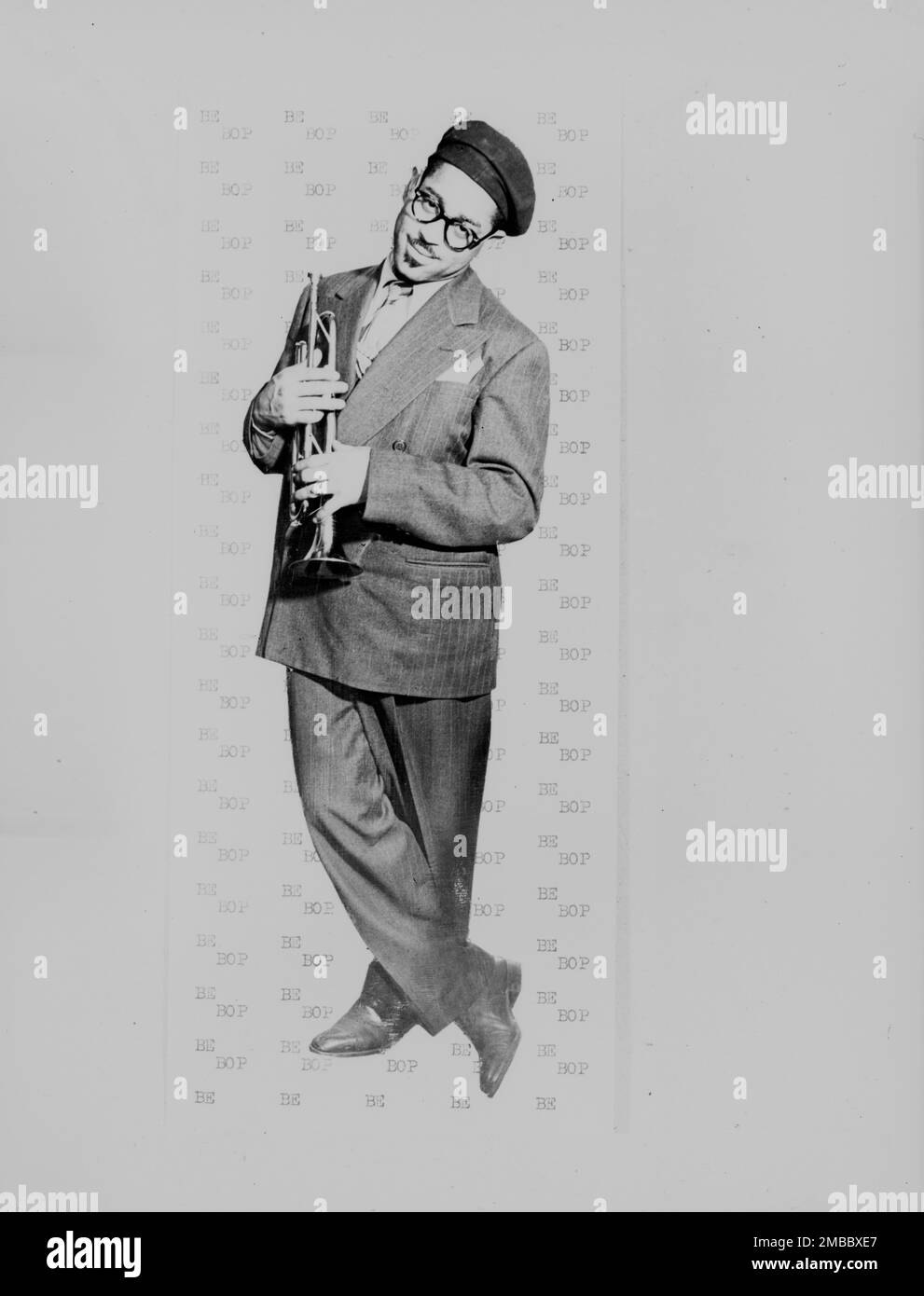 Portrait of Dizzy Gillespie, New York, N.Y., ca. May 1947. Stock Photo