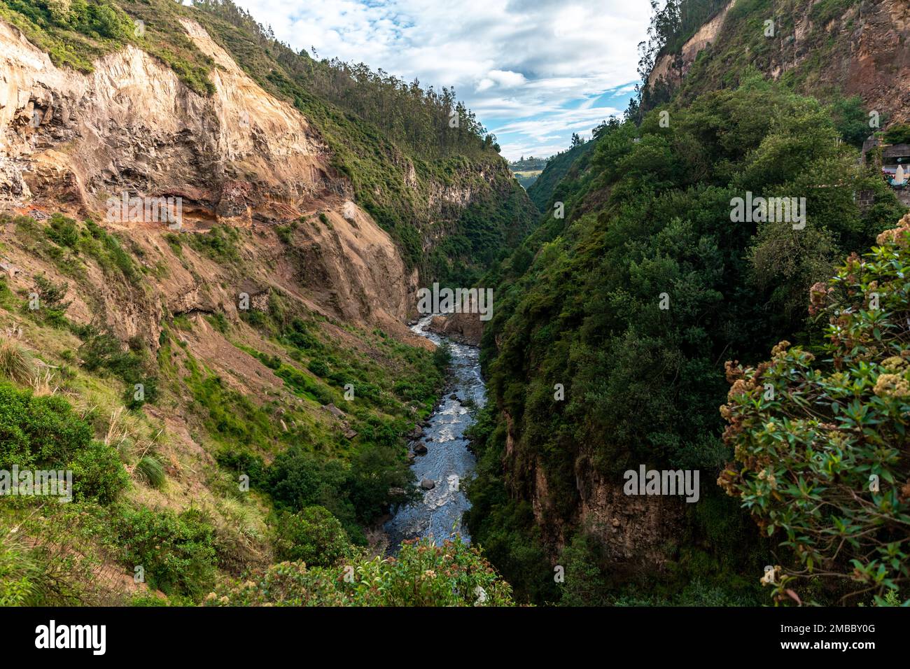 mountain river in the earth's rift Stock Photo Alamy