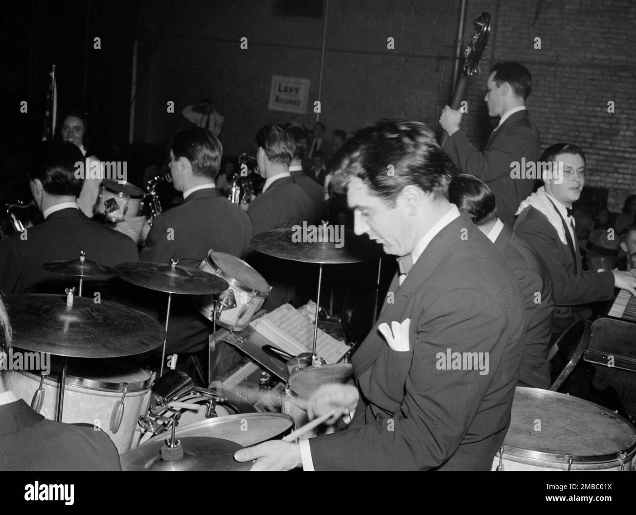 Portrait of Gene Krupa, Washington, D.C., 1938. Stock Photo