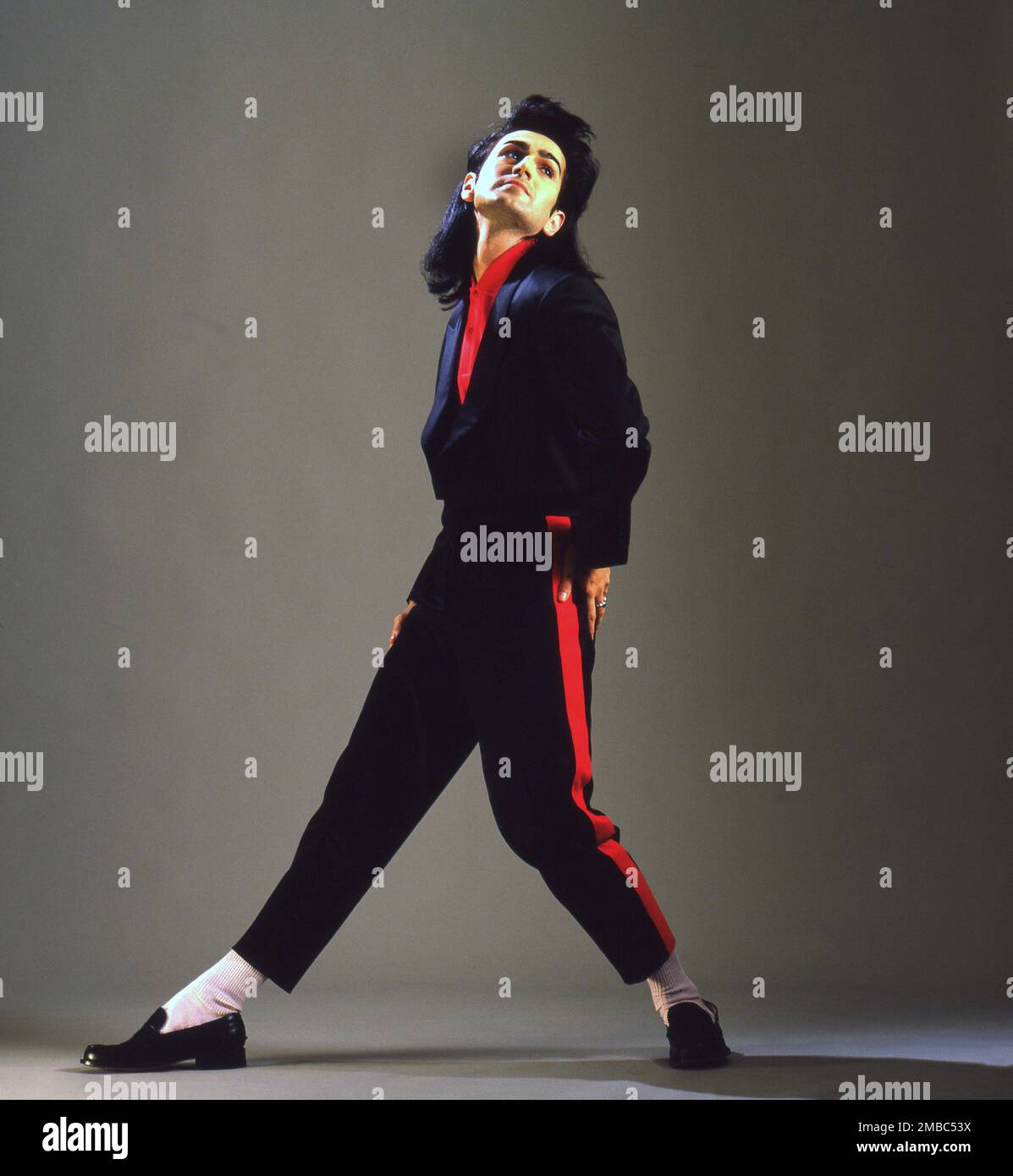 British pop singer Paul King 1985 Stock Photo Alamy