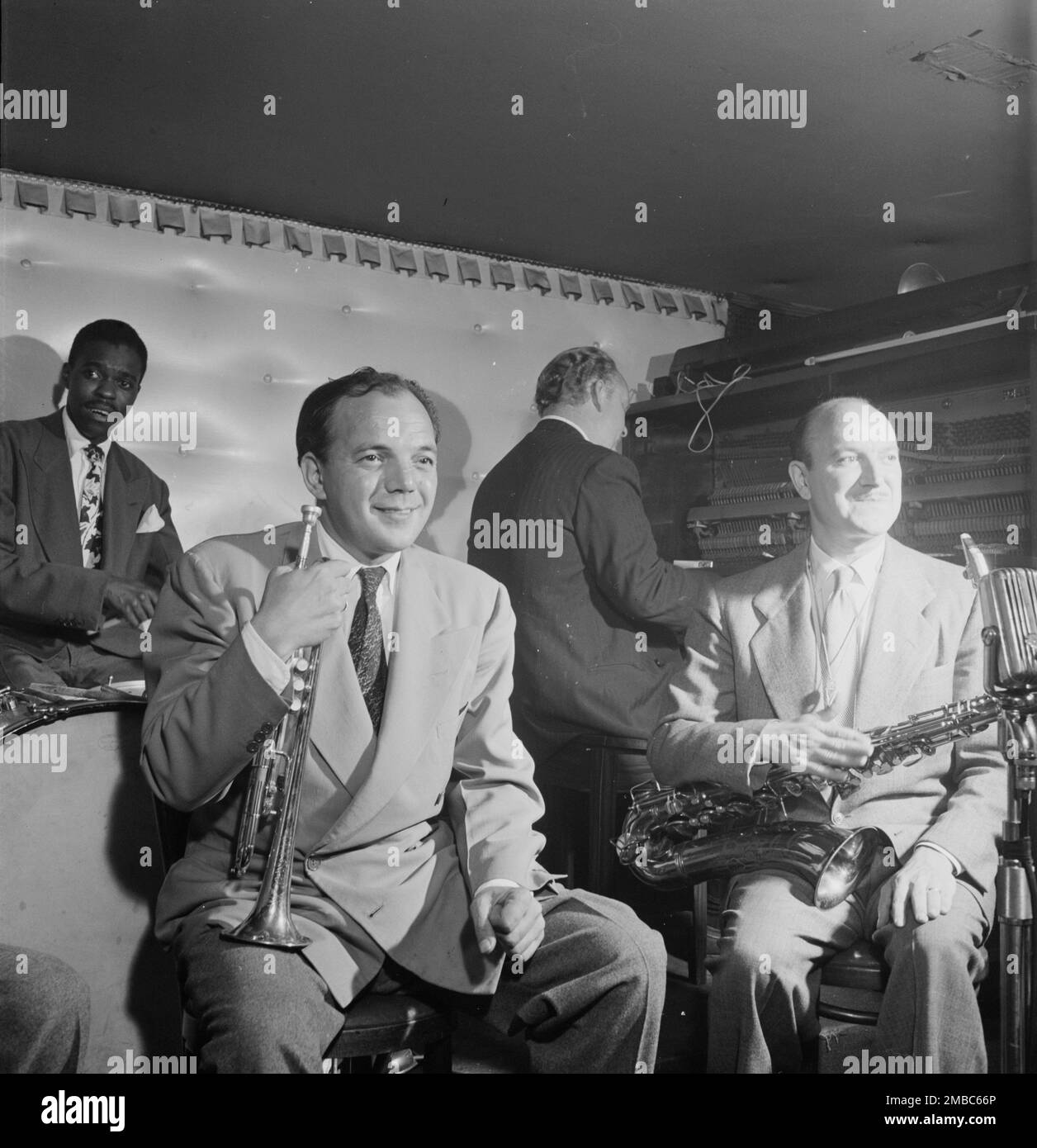 Portrait of Marty Marsala and Bud Freeman, 1938 Stock Photo - Alamy