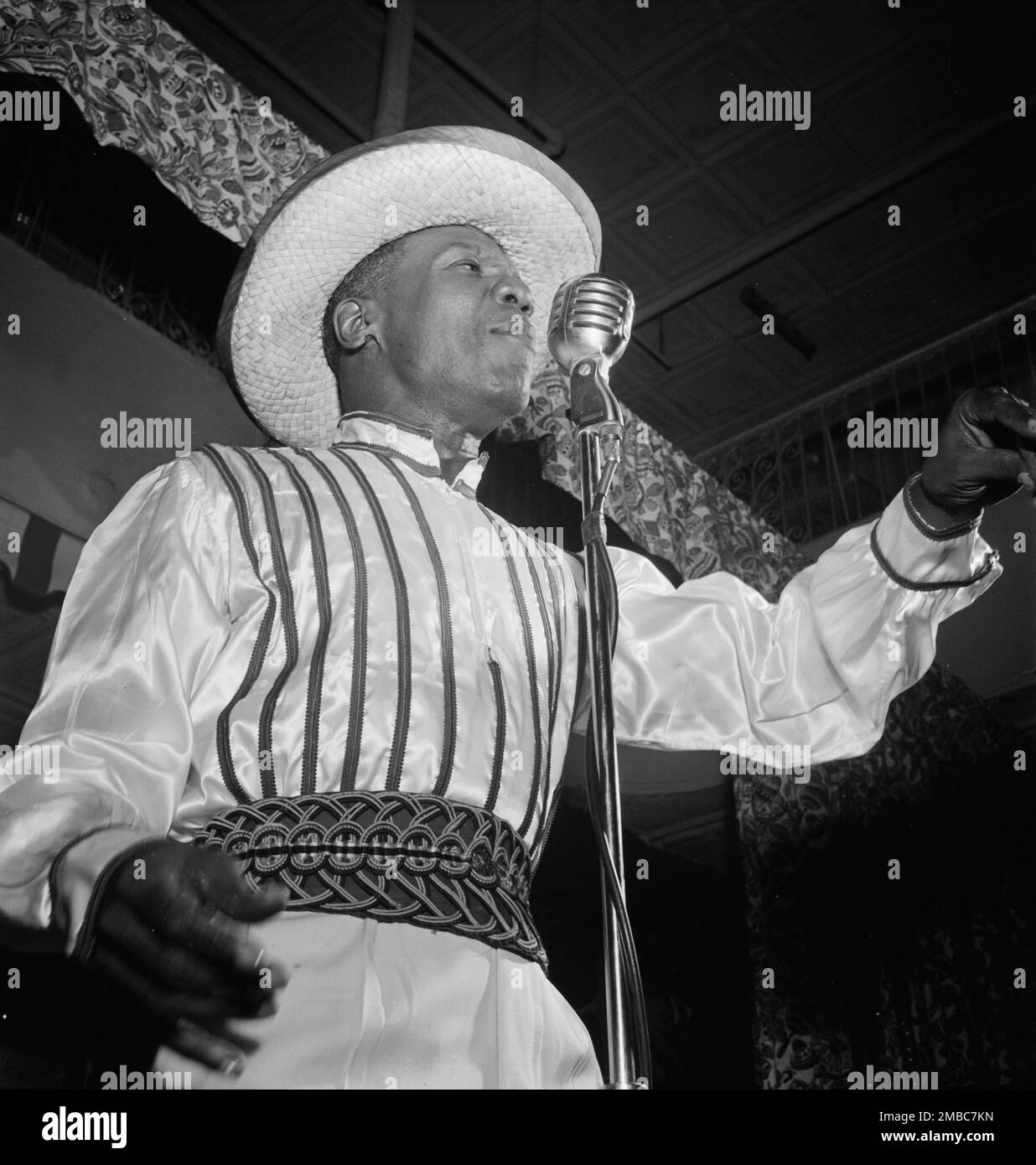 Portrait of Wilmoth Houdini, Renaissance Ballroom, New York, N.Y., ca. July, 1947. Stock Photo