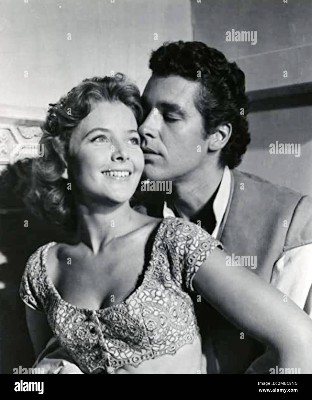 THE 2 WORLDS OF GULLIVER 1960 Columbia Pictures film with Kerwin Mathews and June Thorburn Stock Photo