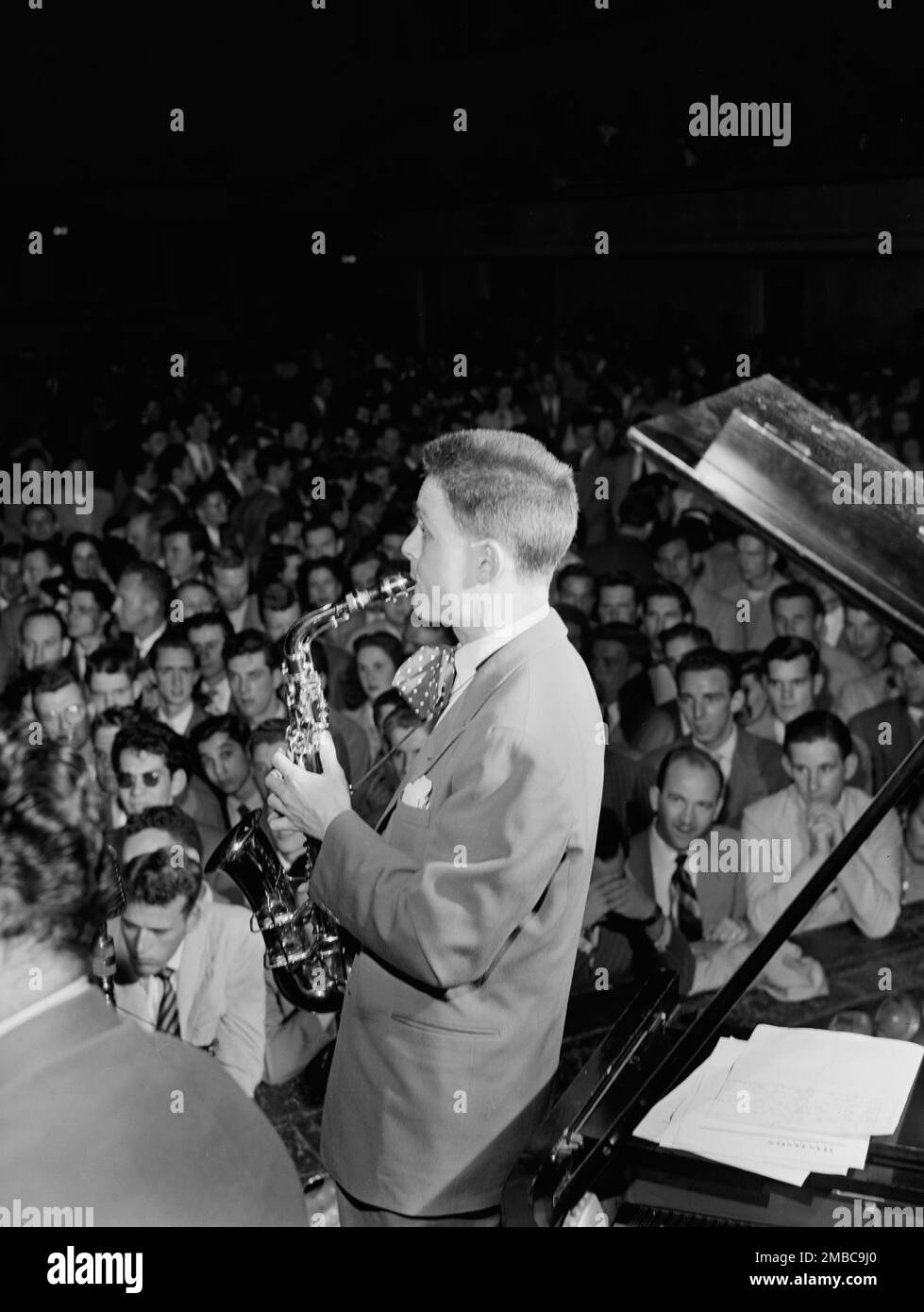 Portrait of Art Pepper, 1947 or 1948 Stock Photo Alamy