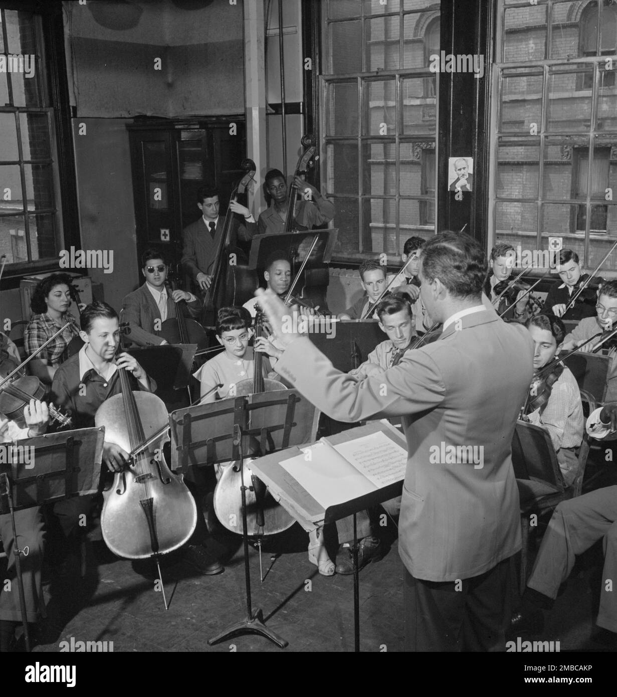 Female orchestra conductor Black and White Stock Photos & Images Alamy