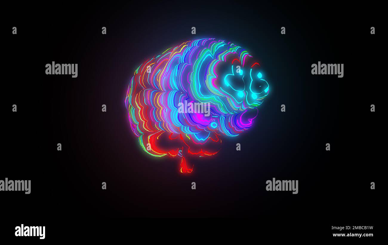 Brain 3d render hi-res stock photography and images - Alamy