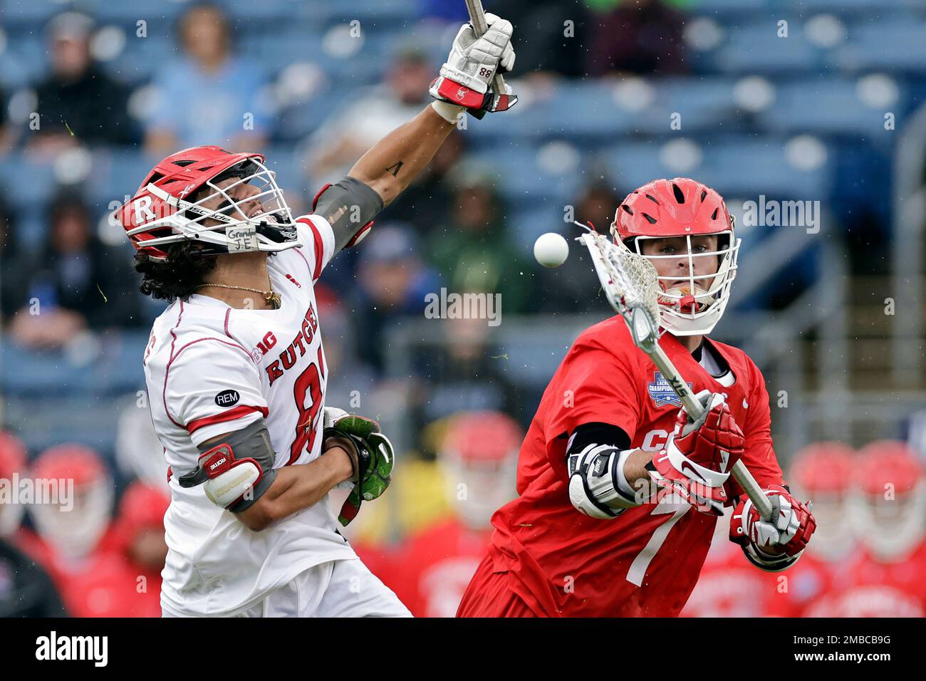 Cornell attack Michael Long (1) battles for the ball against the