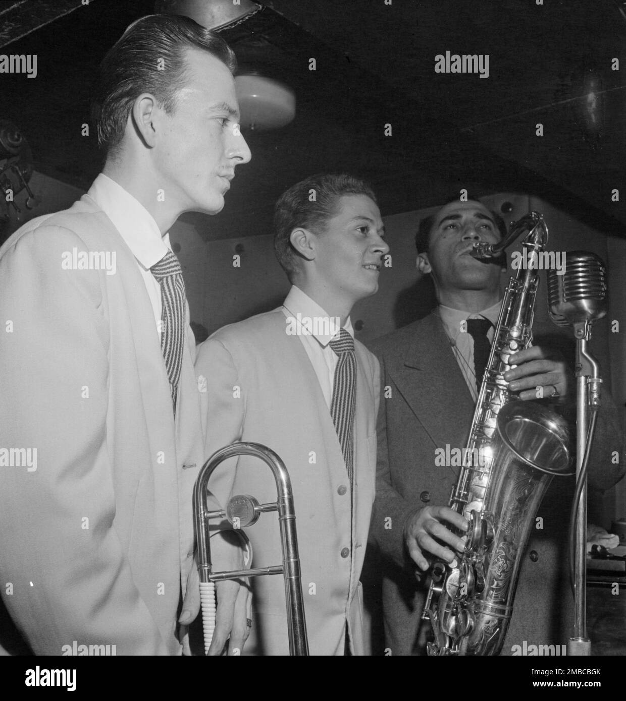 Portrait of Buddy Stewart, Three Deuces(?), New York, N.Y., 1946 Stock
