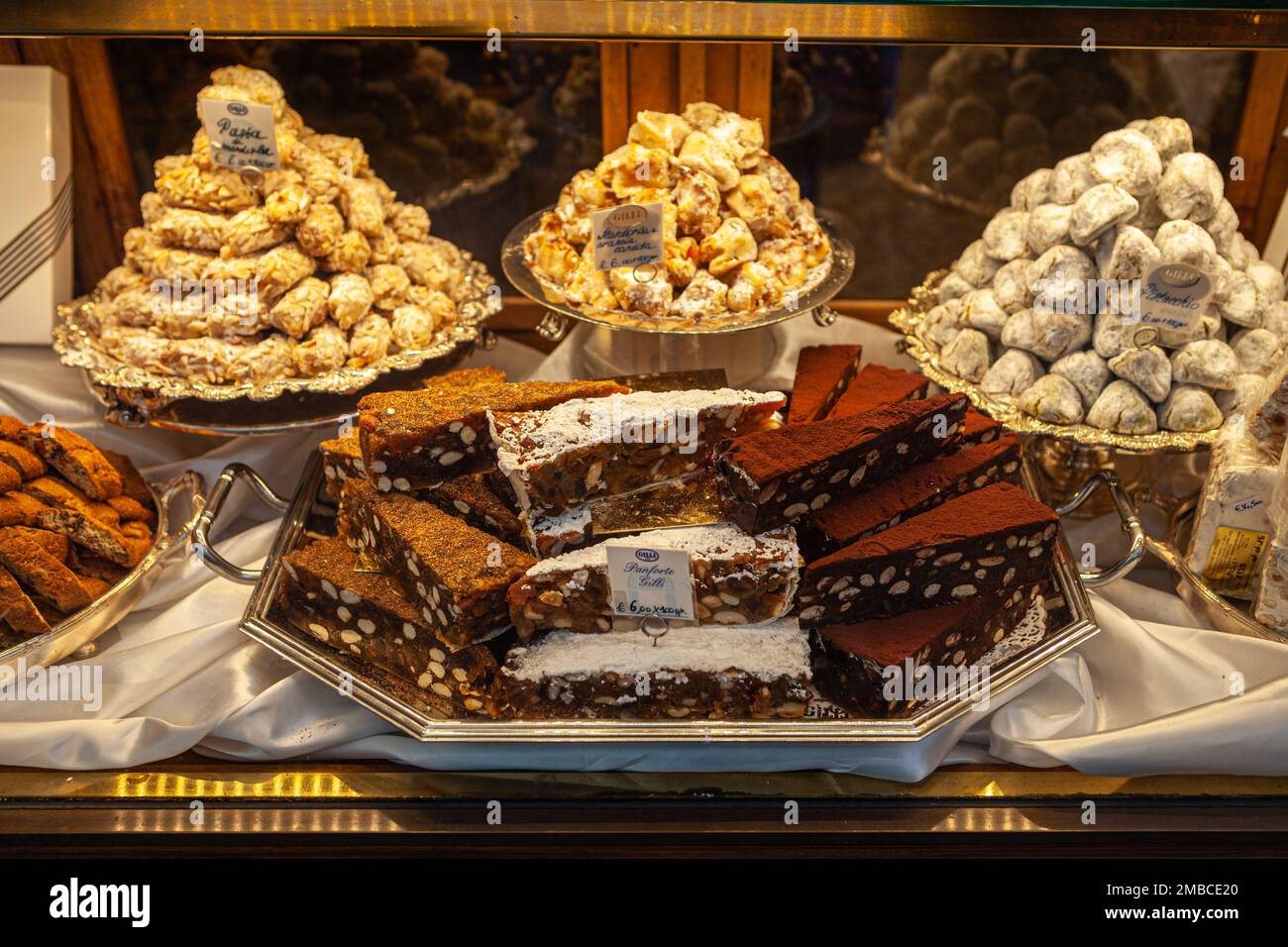 confections, sweets, candies, Florence, Italy Stock Photo Alamy
