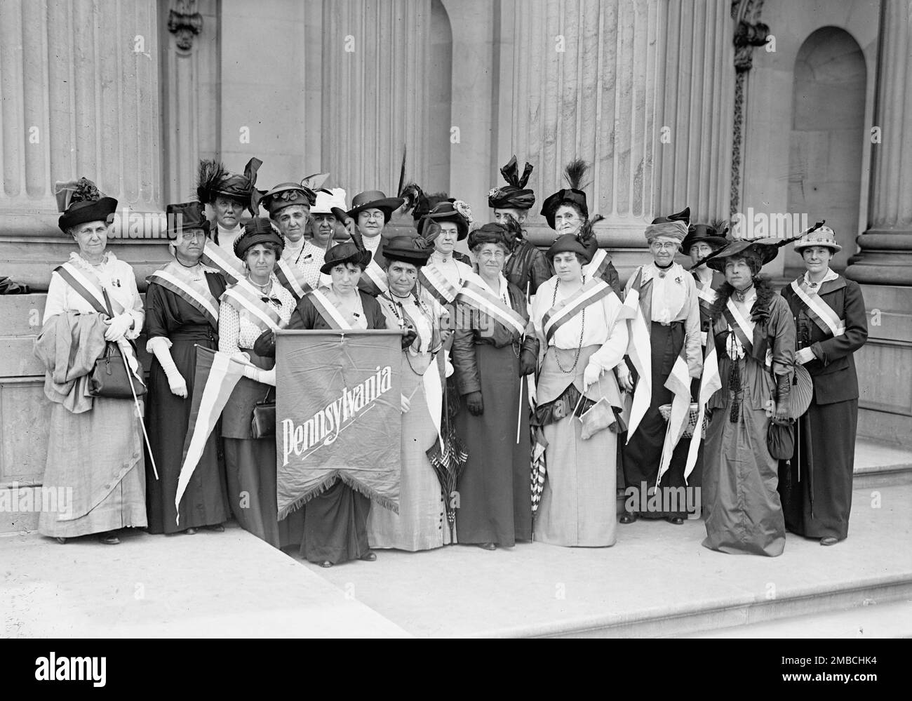 Woman Suffrage Pennsylvania Pickets, 1917 Stock Photo Alamy
