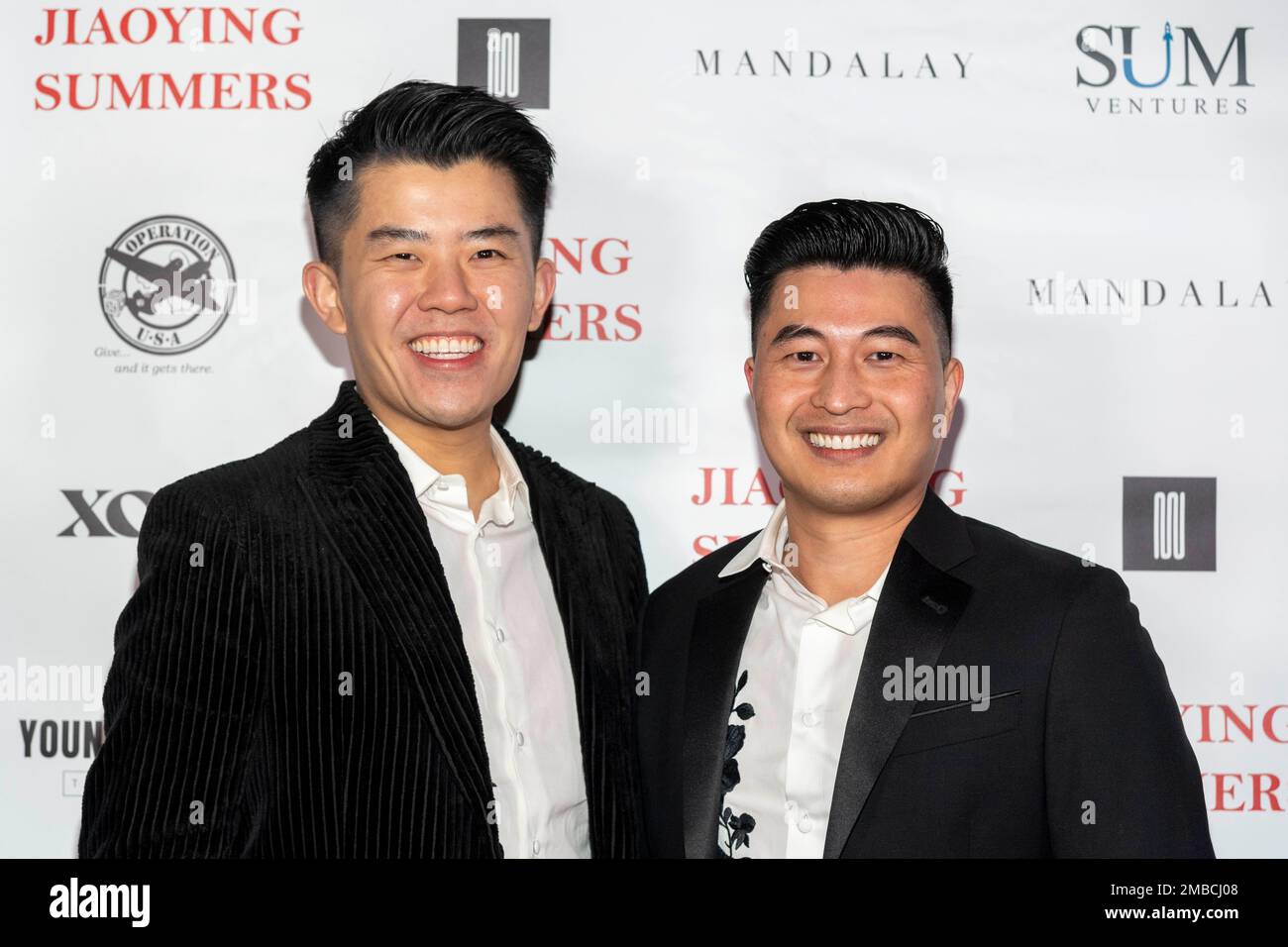 Ted Vuong from “Yonger World’ and Comedian Vince Phan attend Jiaoying
