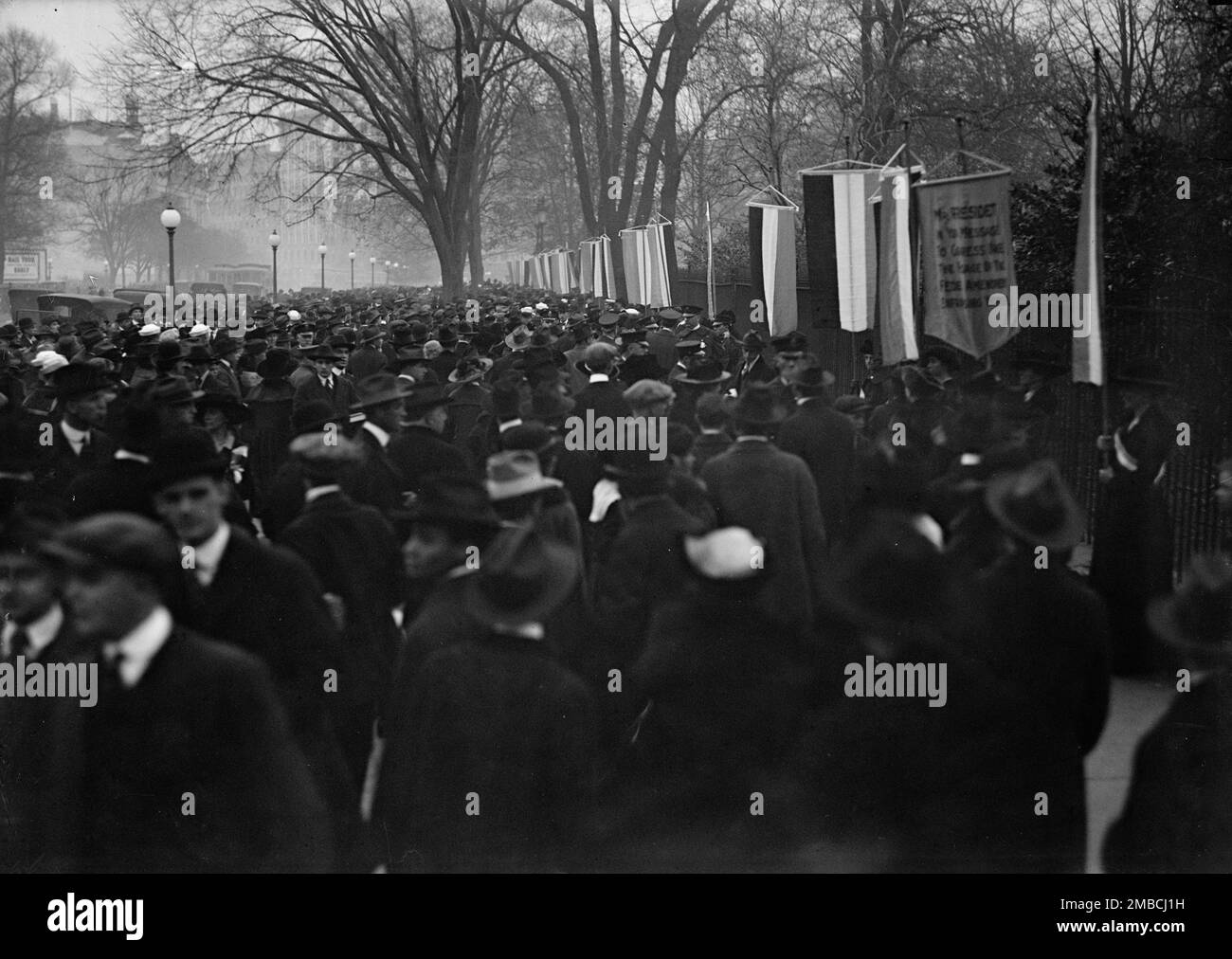 Woman Suffrage Pickets, 1917 Stock Photo Alamy