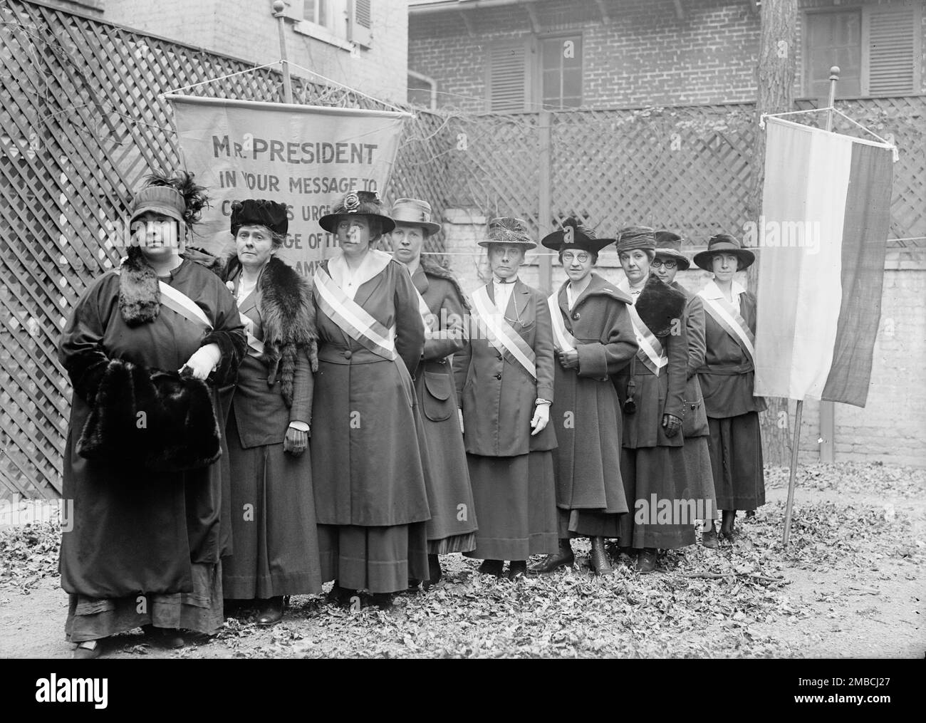 Woman Suffrage Pickets, 1917 Stock Photo Alamy