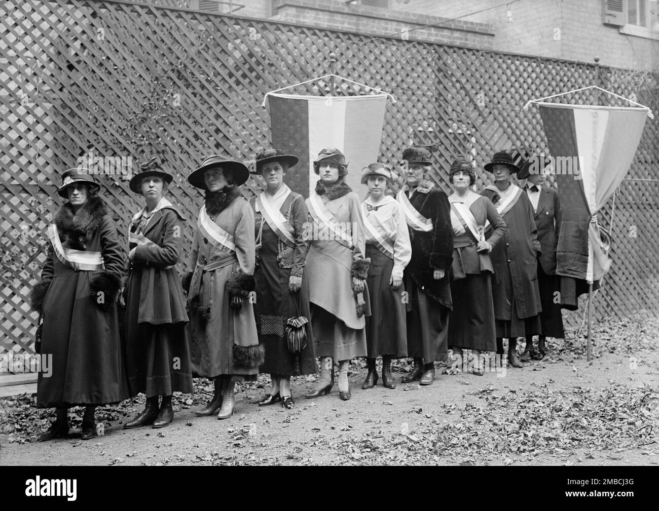 Woman Suffrage Pickets, 1917 Stock Photo Alamy