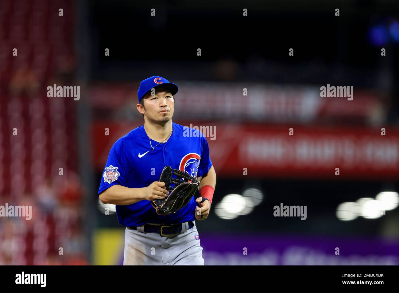 Chicago Cubs' Seiya Suzuki walks up to bat during the first inning of a  baseball game against the San Diego Padres, Monday, June 5, 2023, in San  Diego. (AP Photo/Gregory Bull Stock