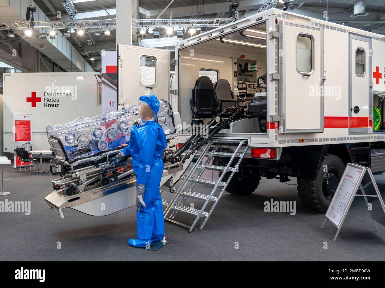 Equipment for civil defence, civil protection, trade fair Interschutz 2022 in Hanover, the world's largest trade fair for fire brigade, rescue service Stock Photo