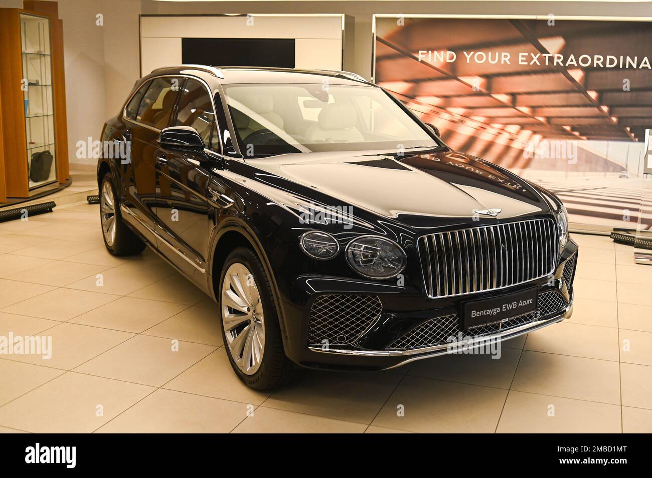 New Delhi, Delhi, India. 20th Jan, 2023. Bentley Bentayga Extended Wheelbase can be seen as it was unveiled at its launch event in New Delhi. (Credit Image: © Kabir Jhangiani/ZUMA Press Wire) EDITORIAL USAGE ONLY! Not for Commercial USAGE! Credit: ZUMA Press, Inc./Alamy Live News Stock Photo