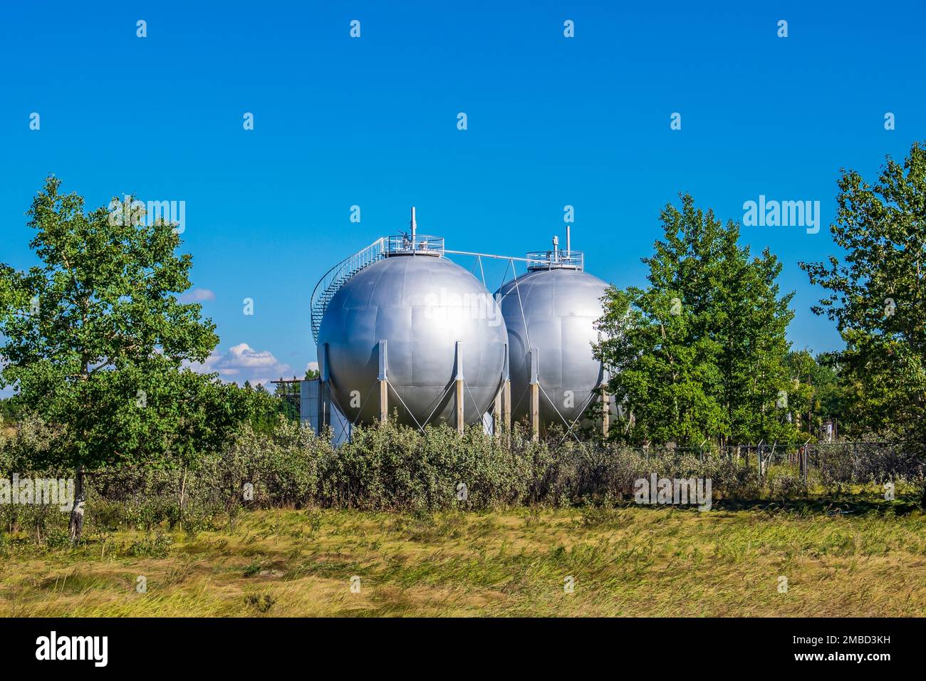 Horton spheres for natural gas storage at the historic Turner Valley