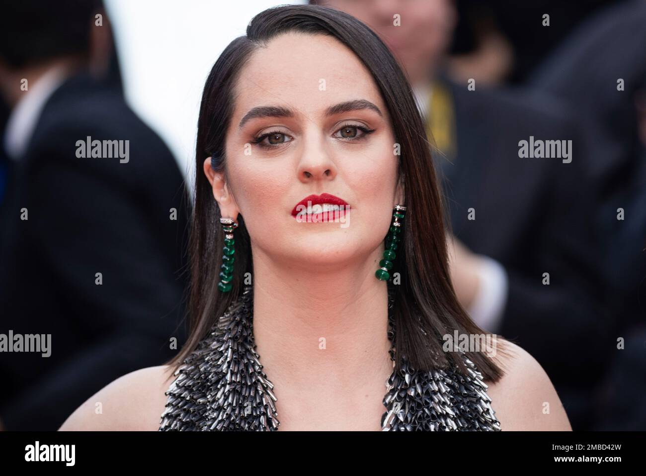 Noemie Merlant Poses For Photographers Upon Arrival At The Th Anniversary Celebration Of The