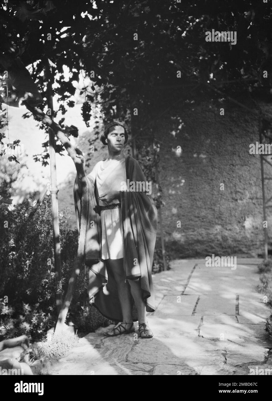 Kanellos, Vanellos, in dance costume, 1929. Stock Photo