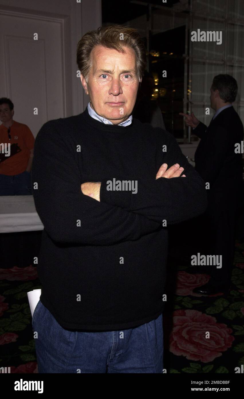 Martin Sheen at the Golden Globe Awards in 2002  Credit: Ron Wolfson  / MediaPunch Stock Photo