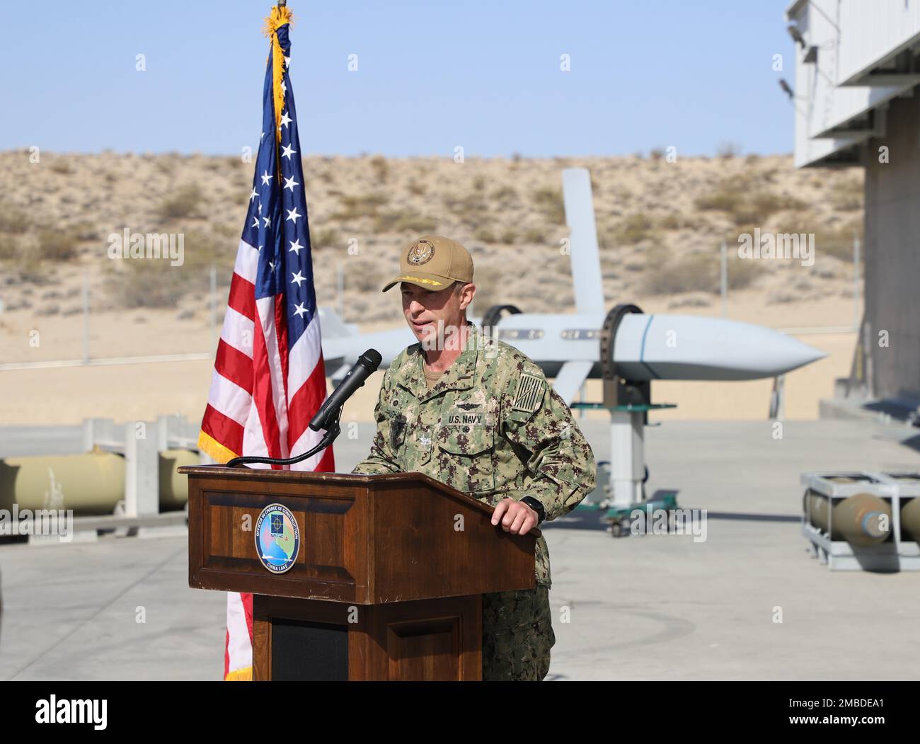 (CHINA LAKE) NAWS China Lake Commanding Officer Capt. Jeremy Vaughan
