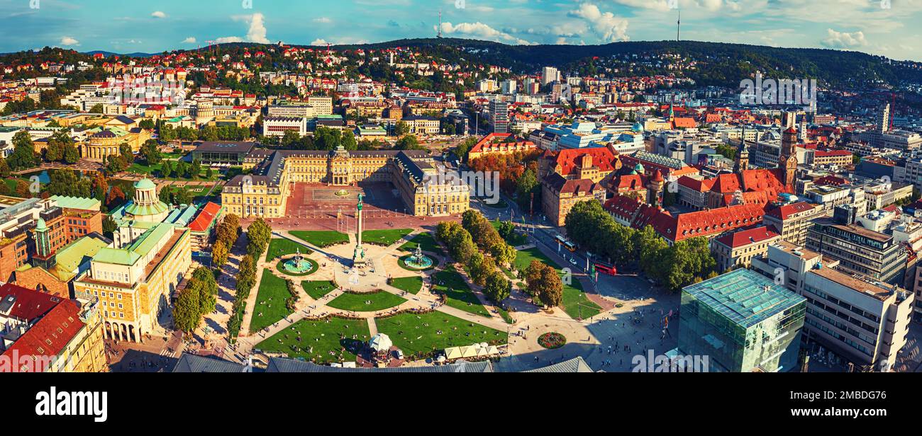 Schlossplatz in stuttgart germany hi-res stock photography and images ...