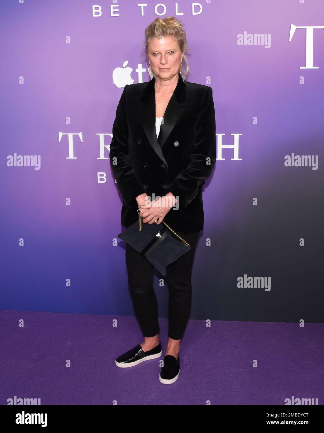 19 January 2023 - Hollywood, California - Jenno Topping. Season 3 premiere of Apple TV+'s ''Truth Be Told'' at Pacific Design Center. (Credit Image: © Billy Bennight/AdMedia via ZUMA Press Wire) EDITORIAL USAGE ONLY! Not for Commercial USAGE! Stock Photo